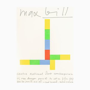 Max Bill Exhibition Poster