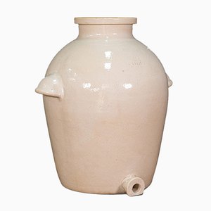 Paragüero o recipiente inglés vintage grande de cerámica