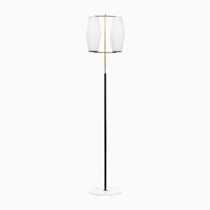 Floor Lamp with Opal Glass Diffusers from Stilnovo