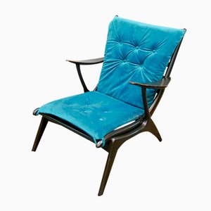 Mid-Century Modern Wood Scandinavian Chair, 1950s