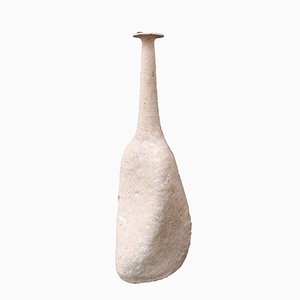 Vaso a forma di bottiglia in gres di Bruno Gambone, Italia, anni '80