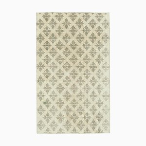 Beige Turkish Vintage Area Rug