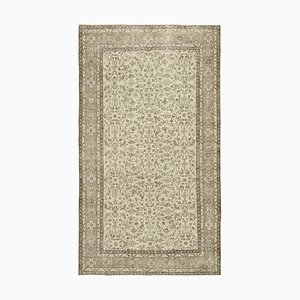 Beige Turkish Vintage Area Rug