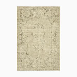 Beige Turkish Vintage Area Rug