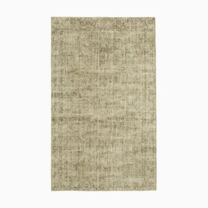 Beige Turkish Vintage Area Rug