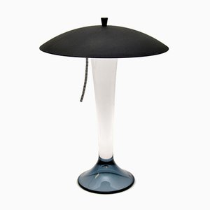 Vintage Swedish Glass Table Lamp by Goran Warff for Kosta Boda