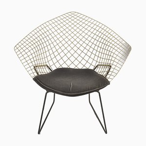 Sedia White Diamond attribuita a Harry Bertoia per Knoll