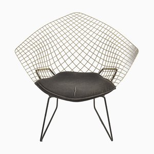 White Diamond Chair attributed to Harry Bertoia for Knoll