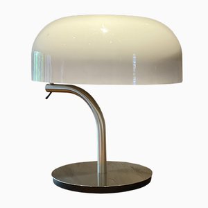 Metal & Acrylic Glass Table Lamp by Giotto Stoppino, 1970s