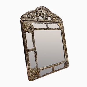 Antique Bronze Foil Mirror, France, 18th Century