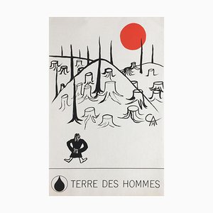 Affiche Terre des Hommes par Alexandre Calder