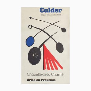 Affiche Expo 80 Chapelle de la Charité Arles par Alexandre Calder