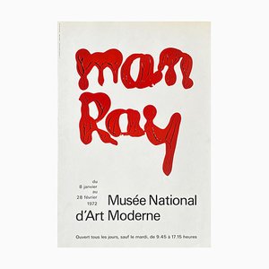 Affiche Expo 72 Musée National d'Art Moderne par Man Ray