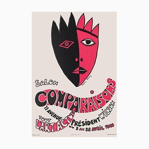 Affiche Expo 68 Salon Comparaisons Tout l'art actuel par Man Ray