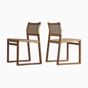 Danish BM61 Chairs by Børge Mogensen for P. Lauritsen & Son, 1950s, Set of 2