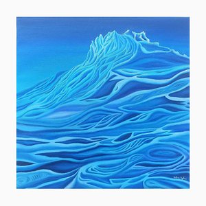 Sabrina Pugliese, The Melting of Glaciers, Original Oil Painting, 2019