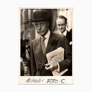 Inconnu, The Duke of Windsor in London, Vintage B/W Photo, 1940s