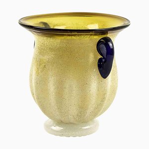 Vintage Glass Amphora, Mid-20th Century