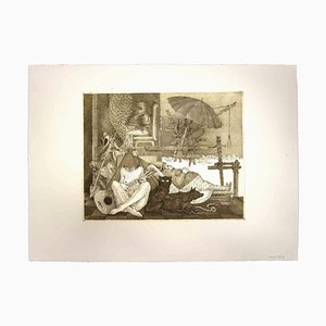 Leo Guida, The Years of Pain, Original Radierung, 1975