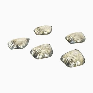 Silver Placeholders, Italy, 20th Century, Set of 5