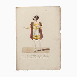 Godefroy Engelmann, Grands Théâtres de Paris, Le Prince Ramir, Lithographie Originale, 19ème Siècle
