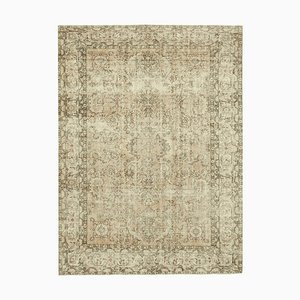 Beige Turkish Vintage Area Rug