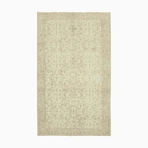 Beige Turkish Vintage Area Rug