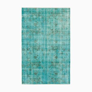 Turquoise Overdyed Rug