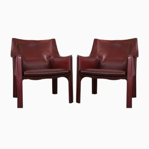 CAB-B11 Armchairs by Mario Bellini for Cassina, 1970s, Set of 2