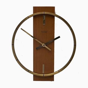 Vintage German Automatic Wall Clock from Kienzle