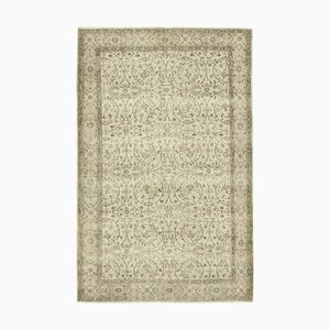 Beige Turkish Vintage Area Rug