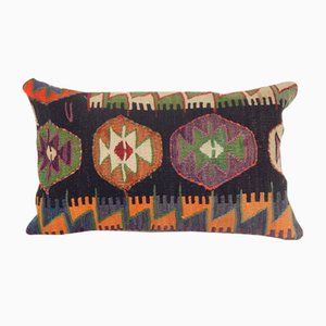 Housse de Coussin Tribal Konya Kilim Oblong, Turquie