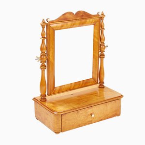 Antique Mirror with Drawer