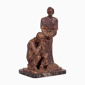Terracotta Sculpture of Man & Woman