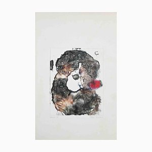 Peter Dischlet, Abstract Composition, 1973, Original Watercolor
