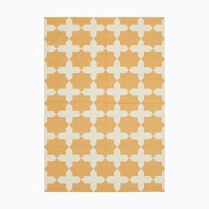 Tapis Dhurrie Jaune