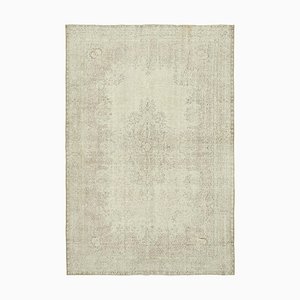 Beige Turkish Vintage Area Rug