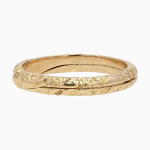 French 19th Century 18 Karat Yellow Gold Double Ring