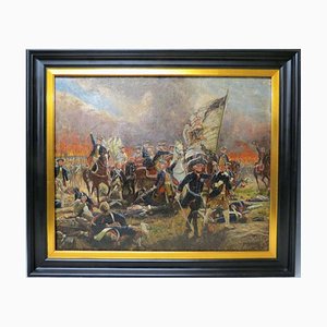 Battle Scene, 1924, Oil on Canvas