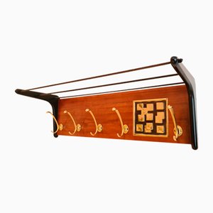 Attaccapanni con dettagli in ottone di Alfred Hendrickx