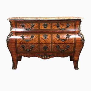 Louis XV Bronze Dresser with Marquetry