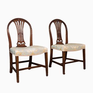 Chaises d'Appoint Hepplewhite Revival Antiques, 1890s, Set de 2