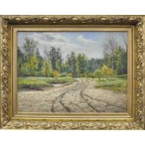 Painting, Forest Road Bublikov NE, 1871 -1942