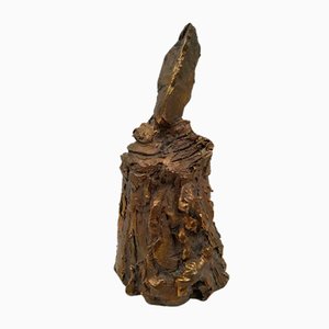Pope Sculpture in Bronze by Alfonso Borghi