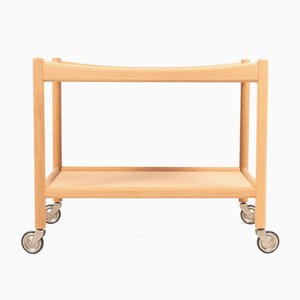 Serving Trolley in Oak by Hans J. Wegner for Andreas Tuck, 1960s