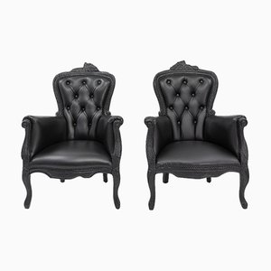 Smoked Armlehnstühle von Maarten Baas für Moooi, 2000er, 2er Set