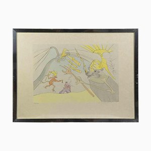 Salvador Dalí­, The Elephant and Jupiters Monkey, 1974, Original Etching