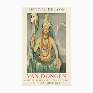 Expo 64 Festival De Lyon Poster by Kees Van Dongen