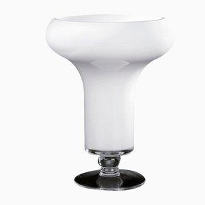 Athens Vase in White Glass from VGnewtrend