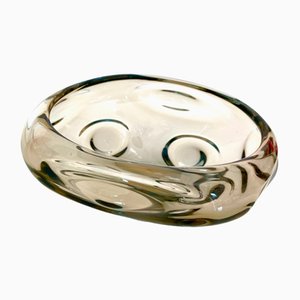 Mid-Century Danish Glass Bowl from Holmegaard